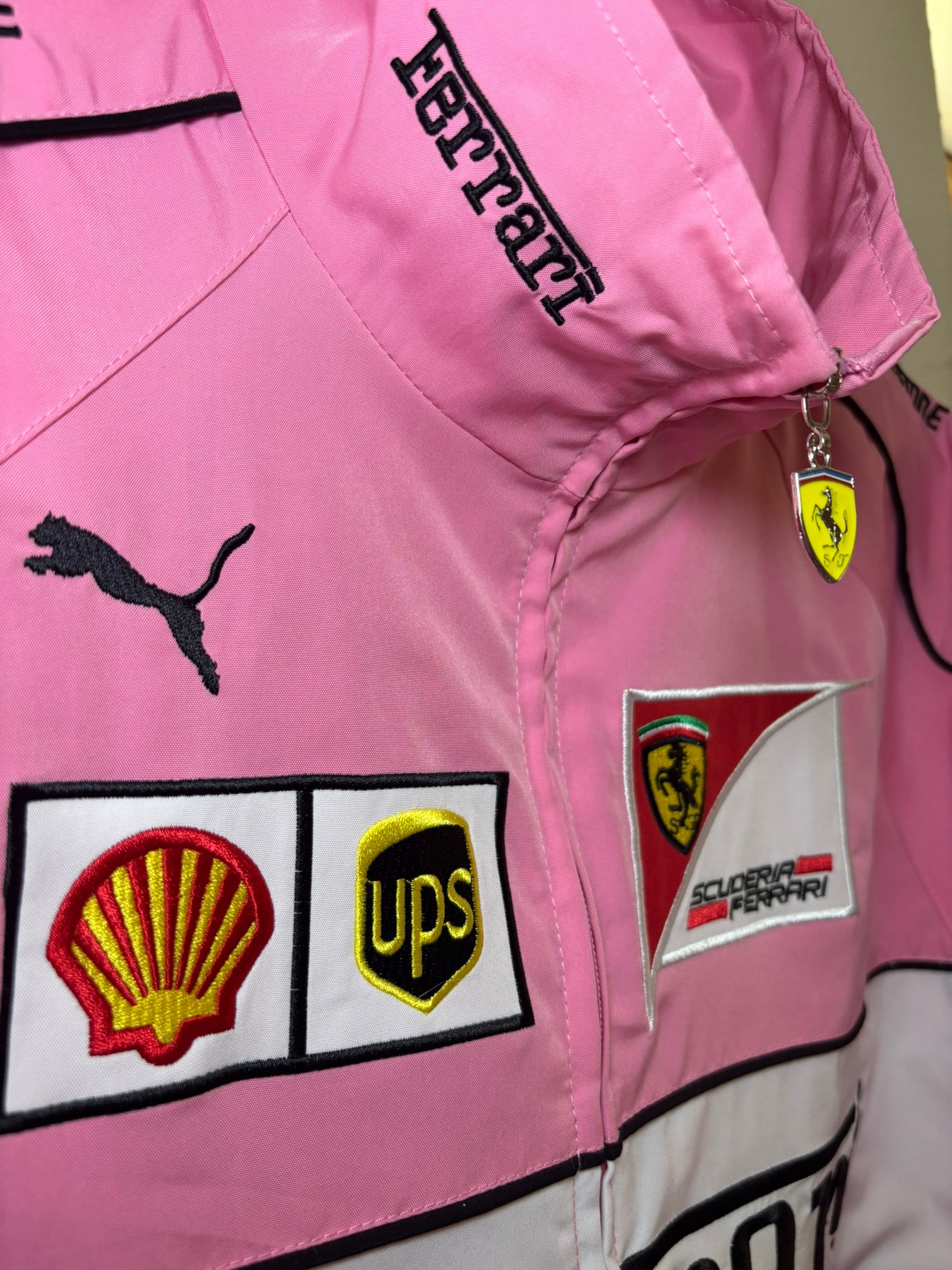 Ferrari Vintage Racing Jacket PINK