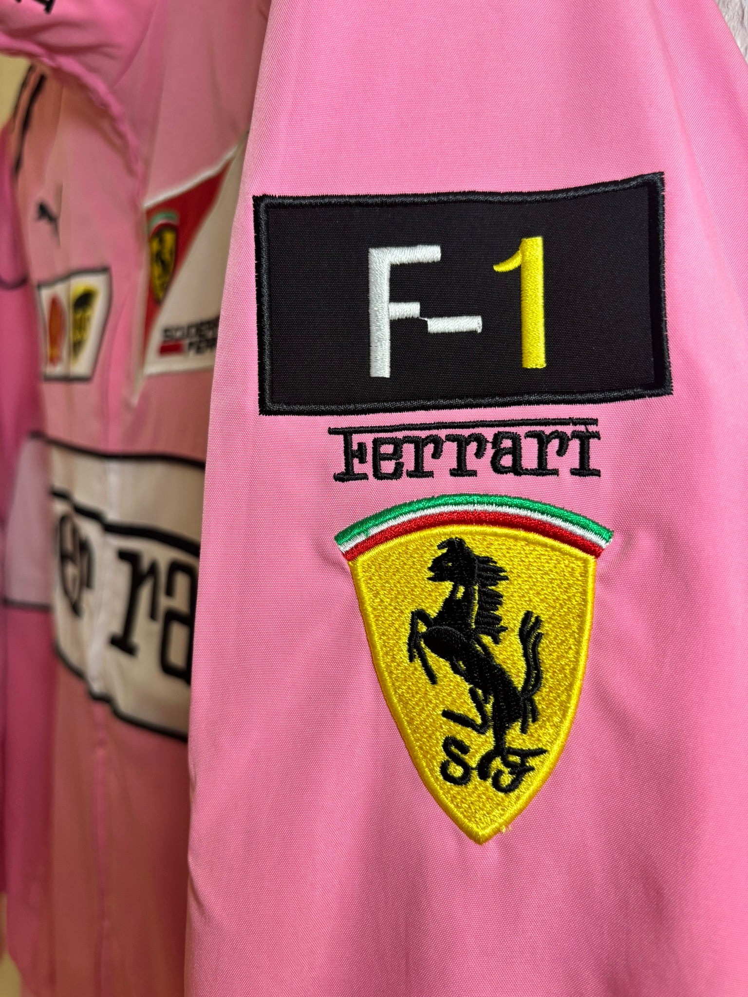 Ferrari Vintage Racing Jacket PINK