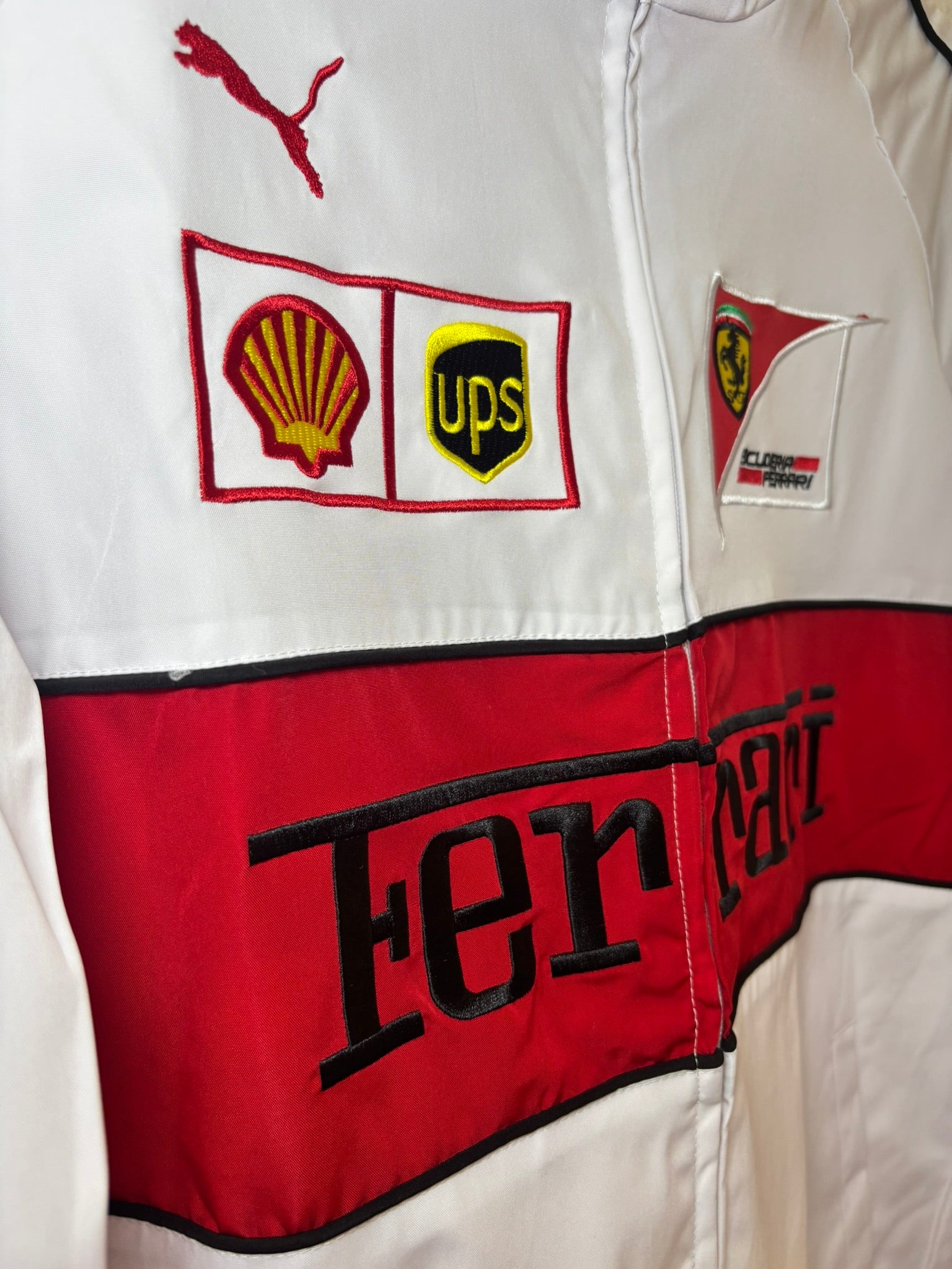 Ferrari Vintage Racing Jacket WHITE