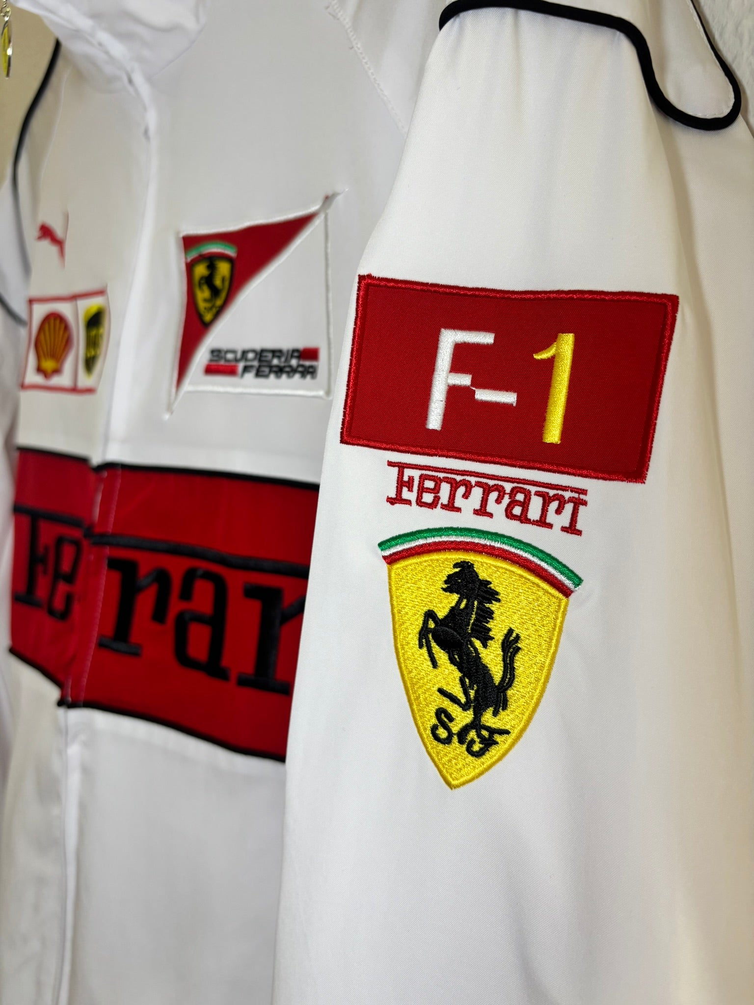 Ferrari Vintage Racing Jacket WHITE