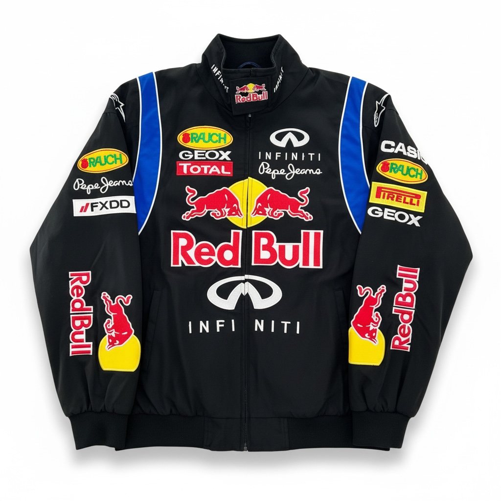 RedBull Vintage Racing Jacket BLACK