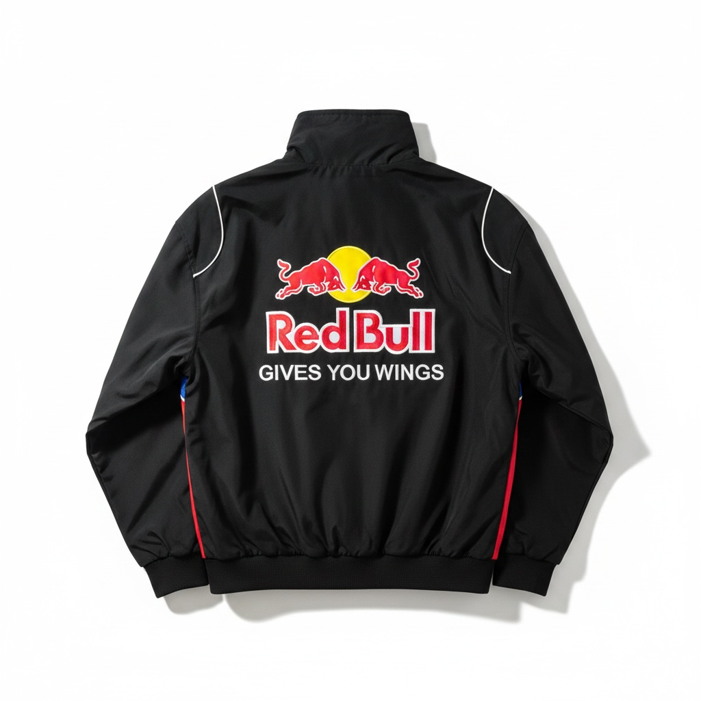 RedBull Vintage Racing Jacket BLACK