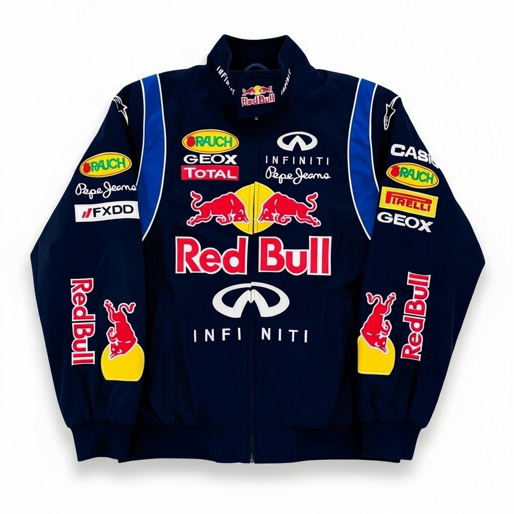 RedBull Vintage Racing Jacket DARK BLUE