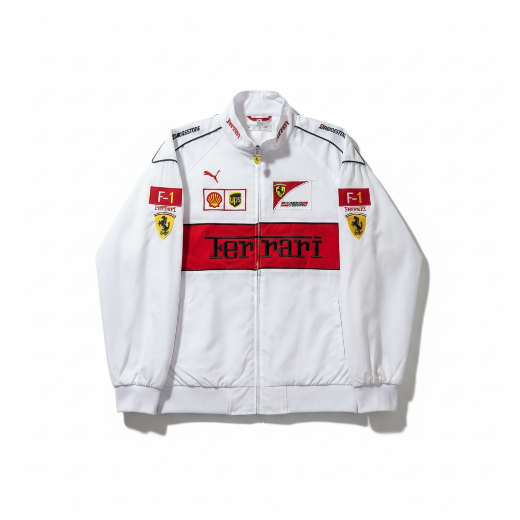 Ferrari Vintage Racing Jacket WHITE